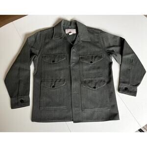 Vintage 90s Filson Mackinaw Cruiser Jacket 100% Wool Size 38 Made in USA